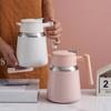 1.1L Thermal Kettle Vacuum with Lid Water Jug Coffee Pot Teapot for Party Picnic Tea