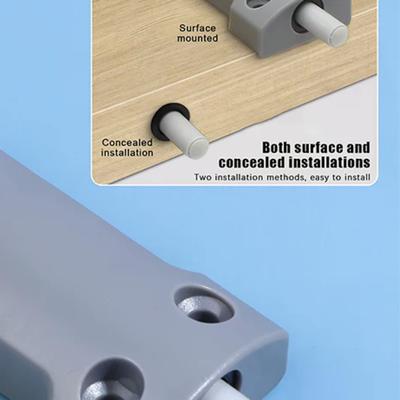 1Pcs Cabinet Catches Damper Buffers Wardrobe Stopper Drawer Door Stopper Push Type Rebound Device Furniture Hardware Accessory