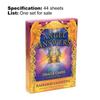 44Pcs/Set Tarot Decks Angel Answers Oracle Future Prediction Art Paper Classic Table Card Toy for Party