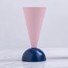Creative Metallic Colored Vase Geometric Triangle Flower Vase Flower Arrangement Accessories Terrarium Home Decoration