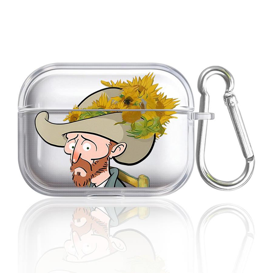 

Clear Earphone Cases Cover Case For Airpods 3 4 Pro3 Pro2 Pro 1 2 Van Gogh Creative Design Airpods Pro 3