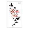 Waterproof Long-lasting Cute Peacock Feather Temporary Tattoo Stickers for Women