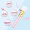 1PC Women Fashion Soft Silicone Makeup Facial Mask Brush Mud Mixing Brush Soft Women Skin Face Care Tool Silicon Brush Mask