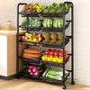 Zhaiwanjia 5-Tier Kitchen Storage Rack with Wheels