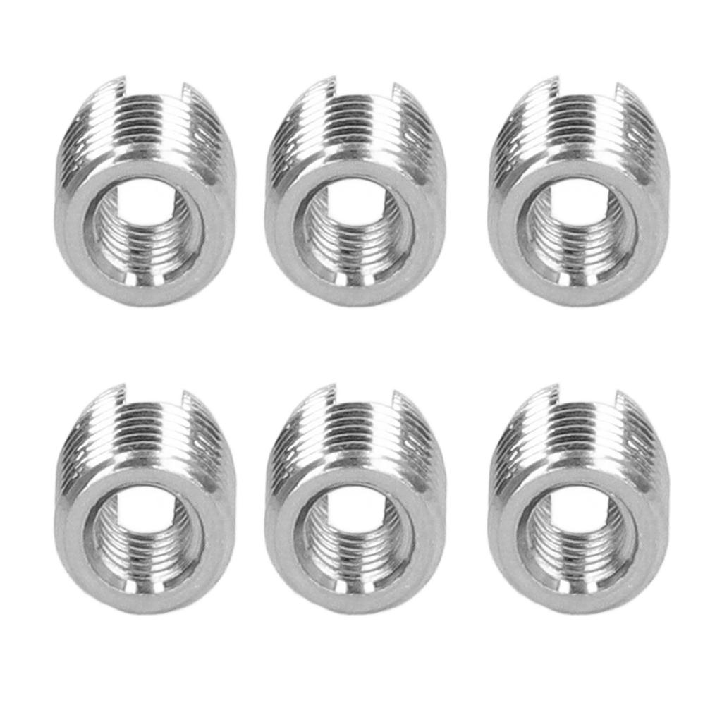 20Pcs Self Tapping Threaded Insert M4x0.7 Male Thread M6.5x0.75 Female Thread 8mm Length