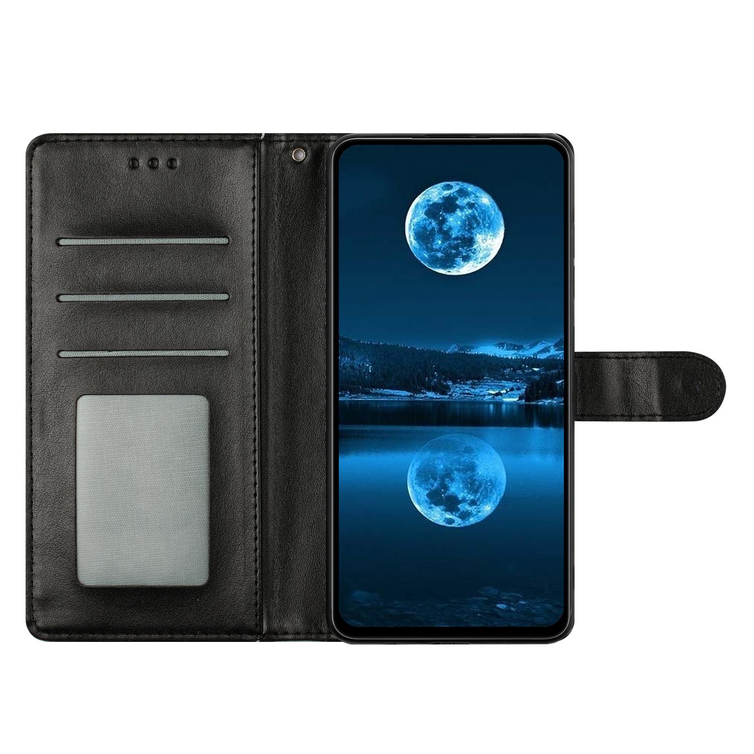 

For Samsung Galaxy A56 5G Leather Case Wallet Stand Phone Cover with Handy Strap Red