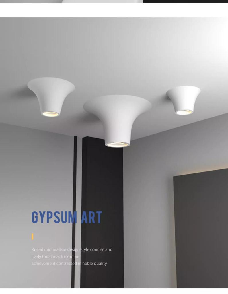 Wabi-Sabi Teardrop Frameless Smart Surface Spotlight Full-Spectrum Recessed Downlight