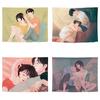 Couple Home Life Pattern Tapestry Office Living Room Tapestry Home Wall Decoration Tapestry