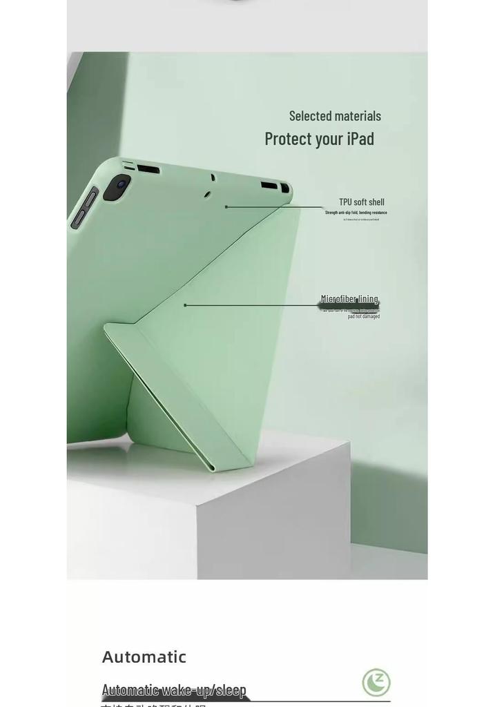 Protective Case: Compatible with Apple iPad 10/11 Gen, 9.7, Air 4/5, 7/8/9 Gen, Pro 12.9; Drop-Proof Soft Shell