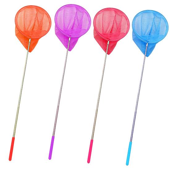 Children Extendable Pole Fishing Net Insect Fish Butterfly Catcher Kids Play Toy