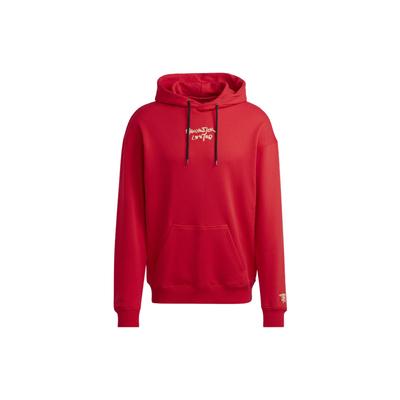 adidas Alphabet Print Hoodie Sweatshirt Men Tops Red HT1992