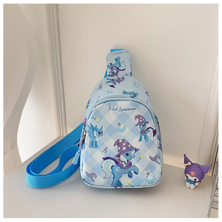 Cartoon Stylish New Chest Bag For Kids Lightweight Fashionable Ins Backpack For Boys Girls And