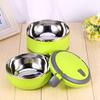 Round 3 Layer Durable Stainless Steel Lunch Box Bento Picnic Food Container
