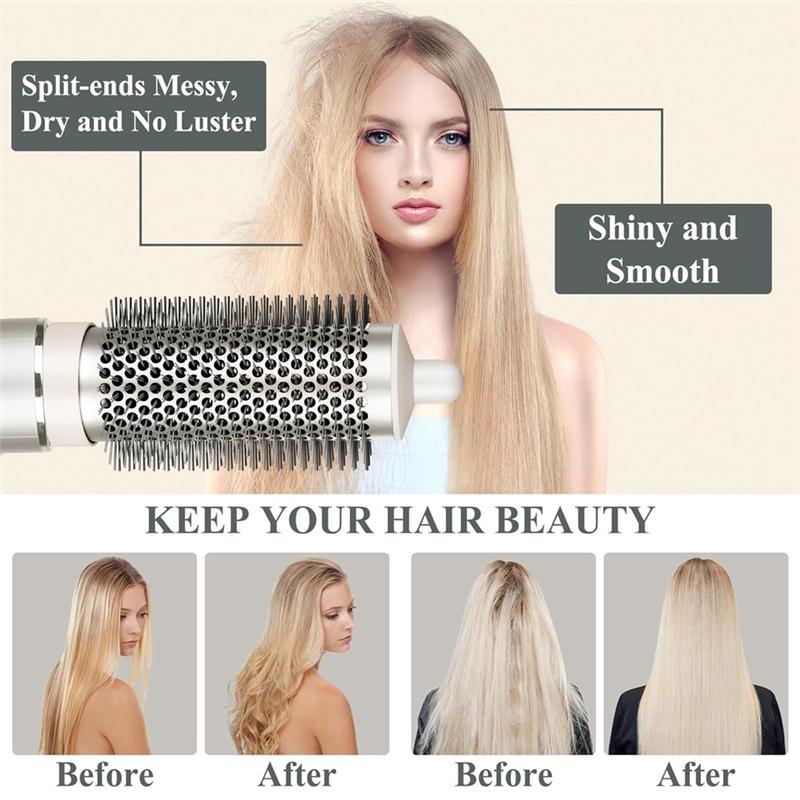 For Shark Flexstyle Round Brush Attachment For Hair Styling Volumizing Tool Accessory