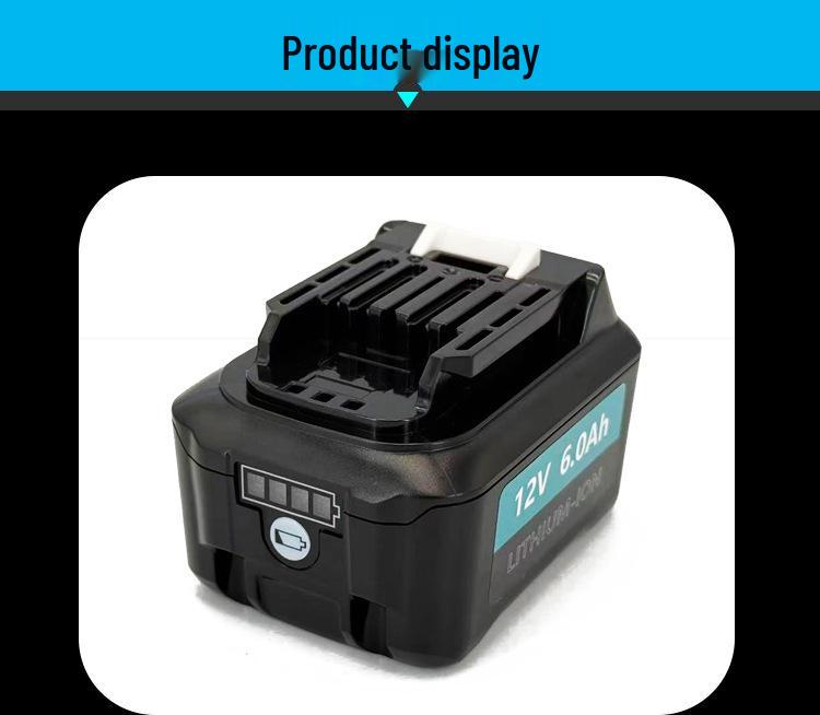 Compatible Lithium Battery Charger for Makita 10.8-12V Tools: Models BL1012, BL1021 (DC10WD)