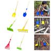 Hand Tool Detachable Portable Easy to Use with Wood Handle Gardening Toy Beach Toy for Garden Flower Farming Planting Household