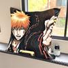 Vintage Bleach Anime Kurosaki Ichigo Kissenbezug Quadratisches Kissen Schlafzimmer Sofa Freizeit Komfort Kissen Auto Heimdekoration