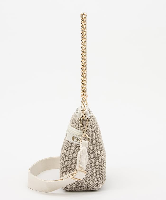 Official Shoulder Bag CHAIN CROCHET Beige Crochet [LeSportsac] CLUTCH/1368 Women's