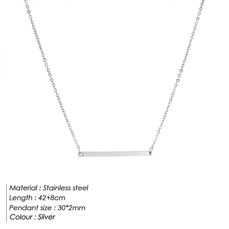 eManco Minimalist Chokers Necklace for Women Stainless Steel Necklace Women Dainty Gold Color Necklaces Jewelry