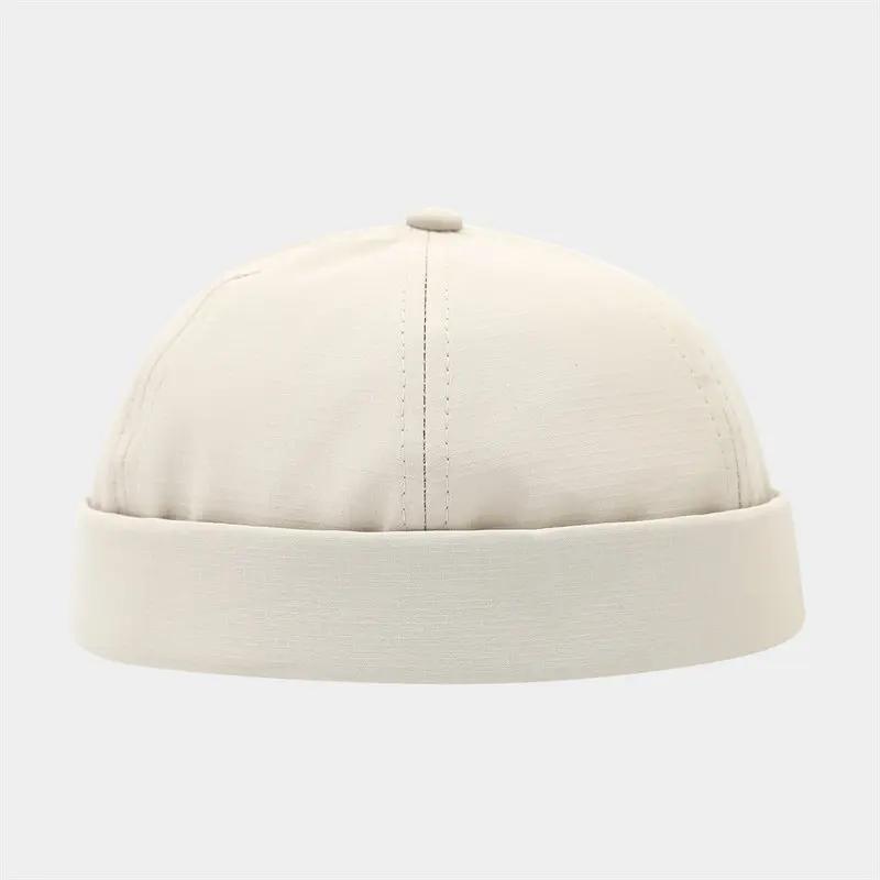 Frühling und Sommer Baumwolle Einfarbige Docker Cap Schirmlose Mütze Beanie Mützen Vermieter Matrosenmütze Damen und Herren 39