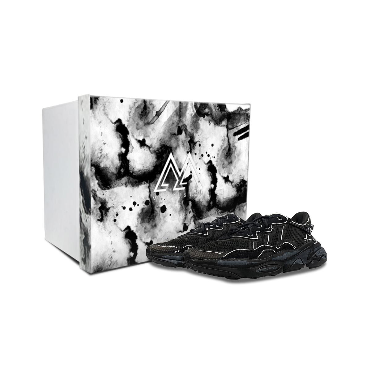 

Adidas Originals Ozweego Низкие Массивные Кроссовки Унисекс Черный Белый EE6999(Team47-BOX) 36⅔