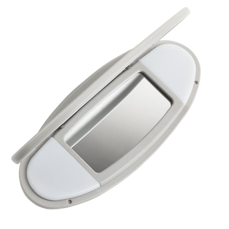 LHD RHD 3 Colos Car Interior Sun Visor Vanity Mirror Cover Upgrade For BMW MINI R55R56 R60 2007-2014 511673168333 511673168334