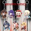 Portachiavi Acrilico Genshin Impact da 12cm Accessori Zaino Studente Hu Tao Yoimiya Zhongli Raiden Shogun Accessori Regali per Feste