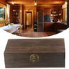 Retro Wooden Storage Box Plain Wood With Lid DHinged Boxes Gifts Packing Jewelry Case Box Home Sundries Storage Boxes Decoration