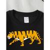 Kids Sweatshirt Crewneck Sweatshirt Tiger Stripes Pattern Print Design Art Machine Washable, Spring And Autumn, Sportswear And Casual Wear