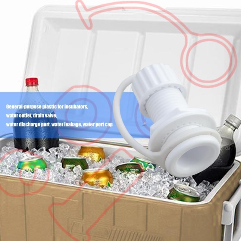 Plastic Threaded Drain Plug Coolers Stopper Replacement Parts Coolers Drain Cover Caps Drain Plug Assembly Enduring