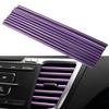 10 stk Fargerikt Biltilbehør DIY Bilinteriør Klimaanlegg Utløpsventil Gitter Krom Dekorlist Sølvfarget Bilstyling