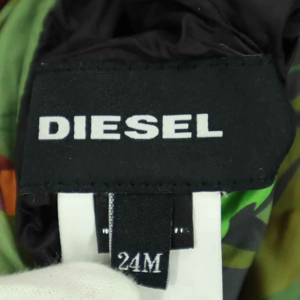 Diesel Logo de um ponto Sem mangas Colete acolchoado 24M Laranja Moletom Infantil Usado