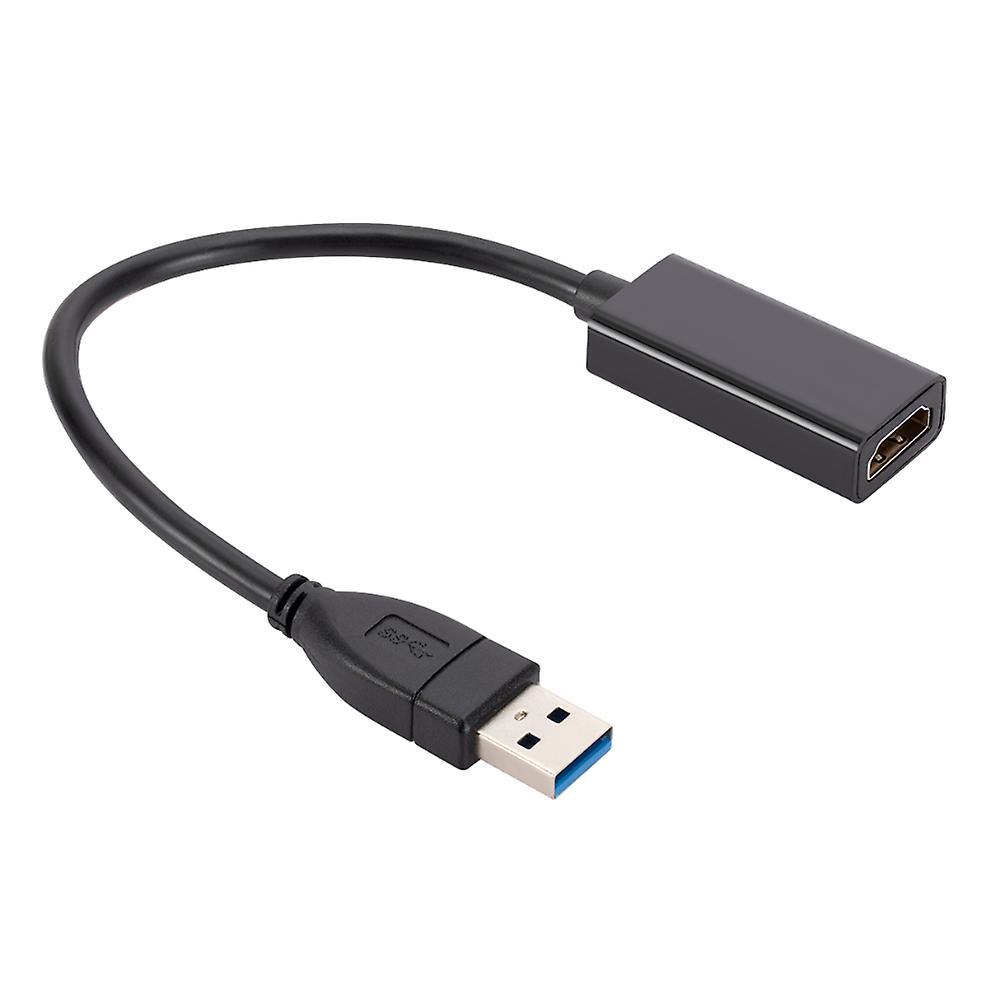 USB to HDMI-Compatible Converter High Speed Transmission Adapter for PC Laptops Display