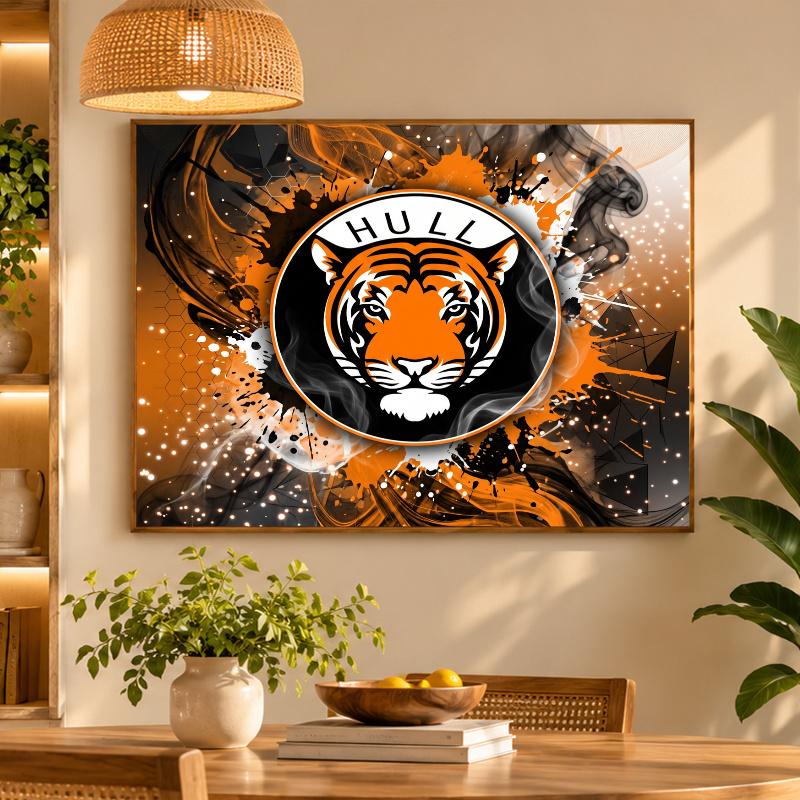 5D Diamond Painting Hull City Football DIY Full Drill Diamond Art Kit Home Decoration