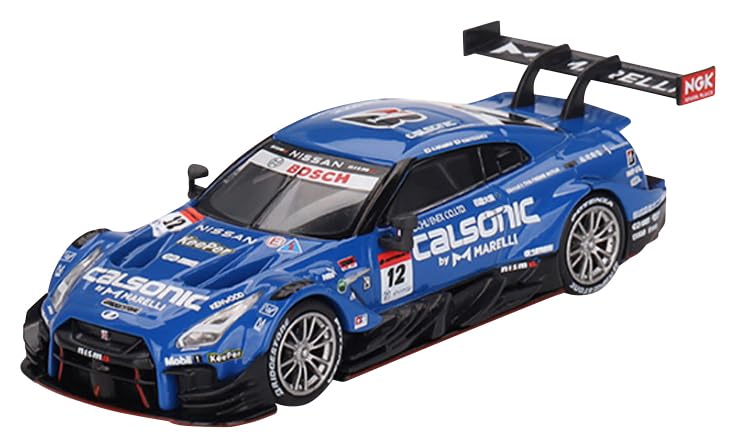 TrueScale Miniatures MINI GT 1/64 Scale Nissan GT-R Nismo GT500 SUPER GT Series 2021 #12 Team Impul Right-Hand Drive Japan Exclusive Finished Model