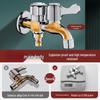 All-Copper Dual Outlet Washing Machine Faucet