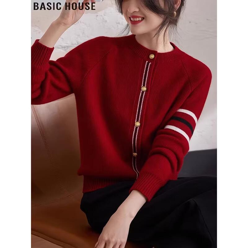 Basic House Women s Knit Cardigan S