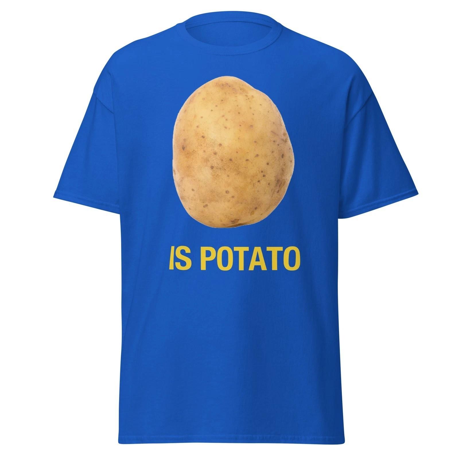 New!! The Late Show with Stephen Colbert Is Potato Tshirt Royal L