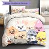 SKZOO Pattern Bedding Quilt Set  Home Decoration  Gift (1 * Duvet Cover + 2 * Pillowcase  Without Core).xwn
