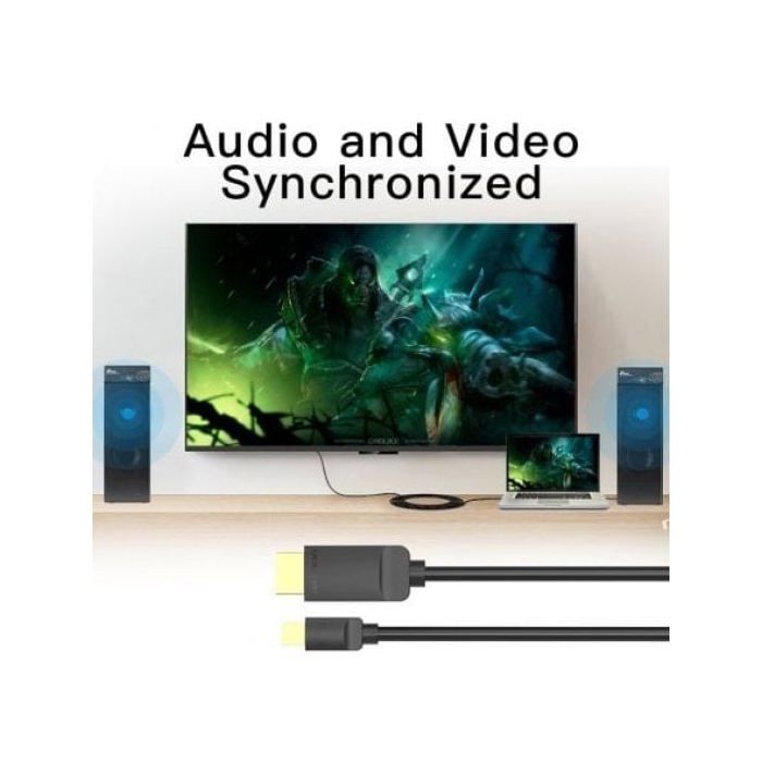 Cable conversor Vention HABBG Mini DisplayPort a HDMI 1080P 1.5m negro