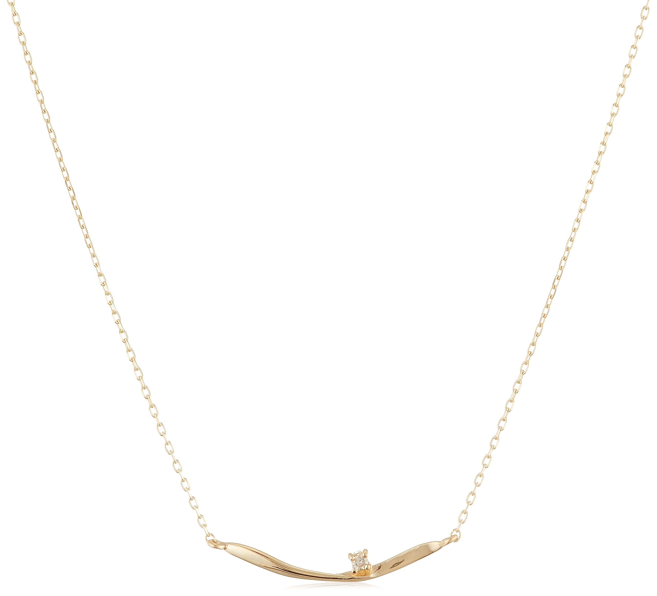 

WEB limited K10 yellow gold diamond necklace [Ester] 0344-2941-0019-0000