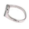 Laporte geschliffenes Glas Armbanduhr 164077 Damen Silber