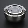 Universal Men Stainless Steel Beard Shaving Soap Bowl Shaving Mug Container With A Lid