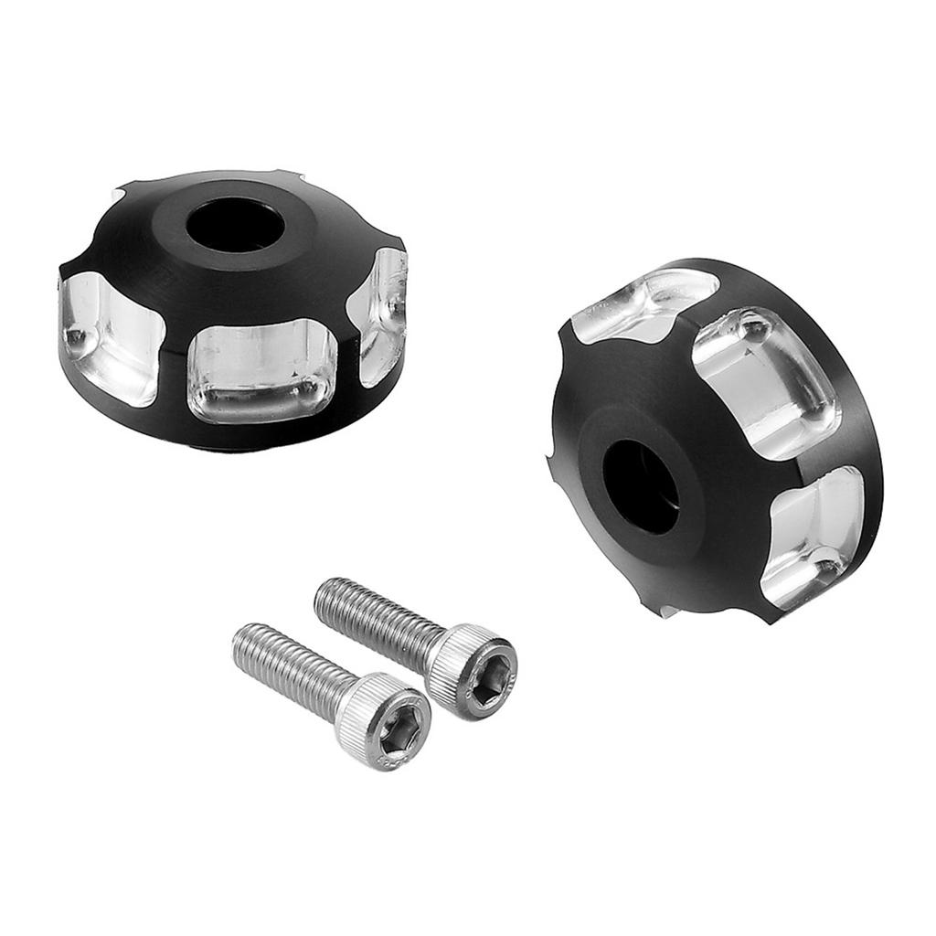 Replacement Aluminum Hand Grip End Cap with Bolts for 2013-2016 Handlebar End Caps Plug ATV Accessories