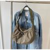 Nylon canvas bag summer new trendy casual tote bag versatile shoulder messenger bag saddle bag