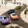Inertia Powered Temperature Color Change Zinc Zinc Alloy Car Color Changing Pull Back Racing Car  Kids Gifts