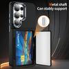 New Solid Color Frosted PC Wallet Card Holder Shockproof Phone Case For Samsung S26 Ultra S24 S23 S22 S25 Ultra Plus Back Cover