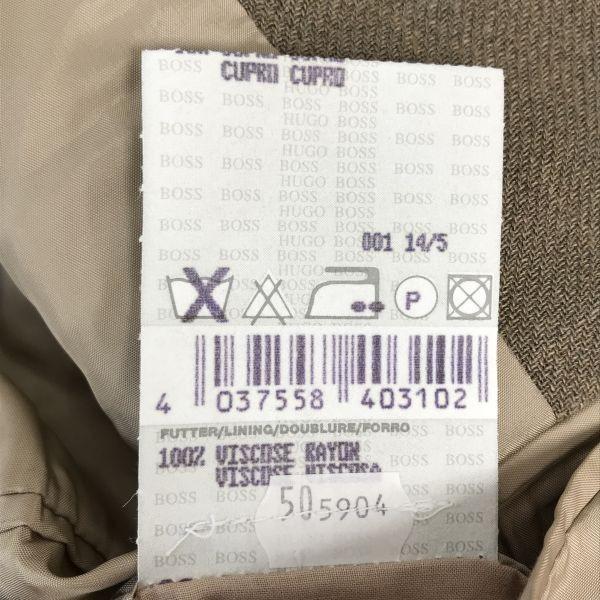 Made in Germany HUGO BOSS Linen Blend Tailored Jacket Men’s L Beige(USED)