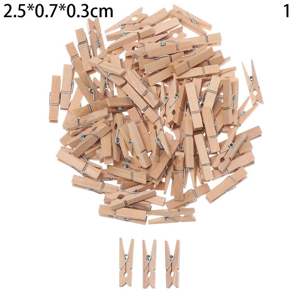 Buy Airer Dry Line Craft Household Clothes Pegs Pine Photo Paper Pegs ...