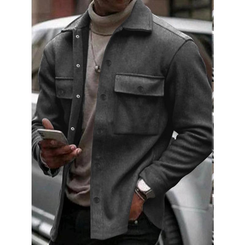 Spring and Autumn Men's Jacket Men's Casual Fashion Slim Jacket Top